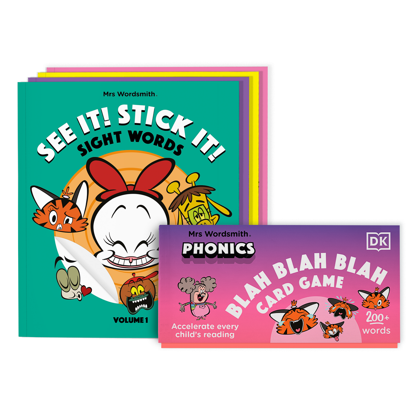 See It! Stick It! Sight Words & Phonics Card Game