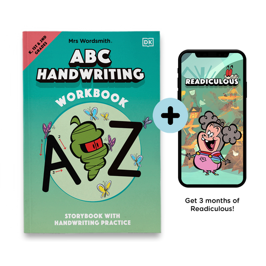 ABC Handwriting Workbook & Readiculous Mockup