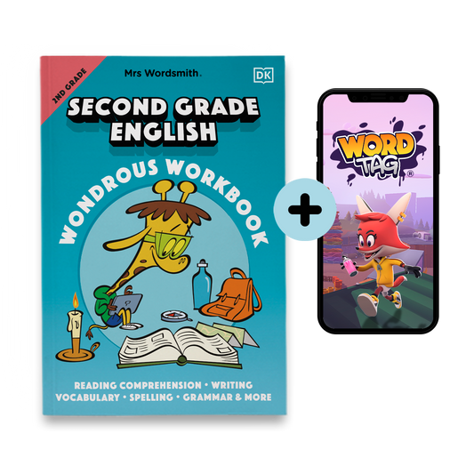 Grade 2 English workbook & Word Tag app
