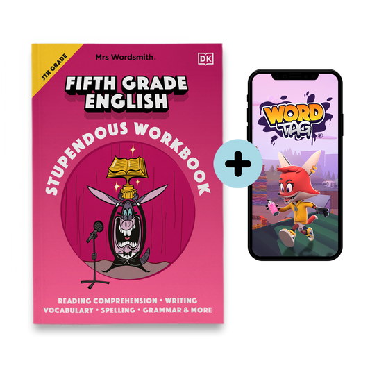 Grade 5 English Workbook & Word Tag App
