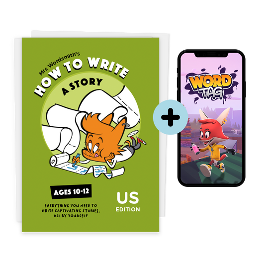How to Write a Story book & Word Tag game for ages 10-12