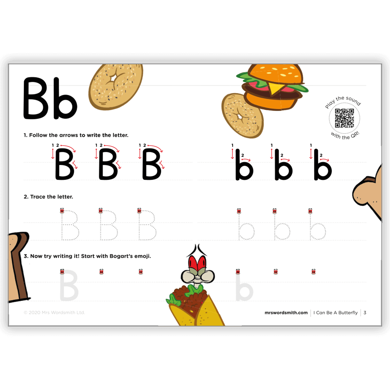 letter B