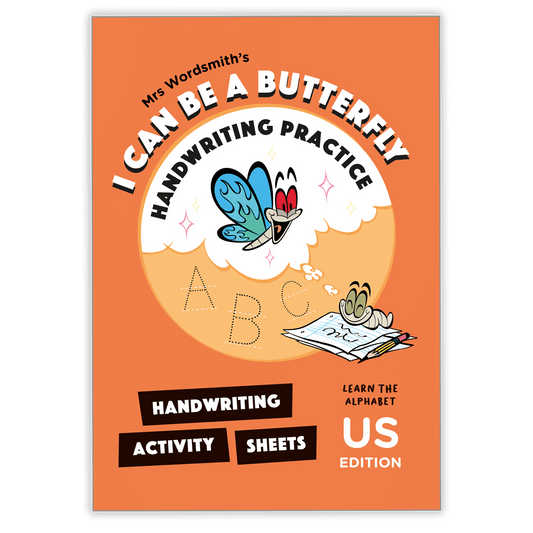 I Can Be a Butterfly Handwriting Practice
