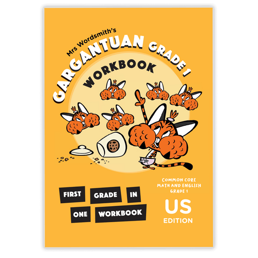 Gargantuan Grade 1 Workbook - US Edition