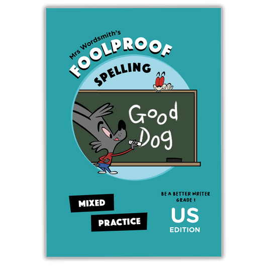 Grade 1 Mixed Spelling Practice Collection Cover - US Edition