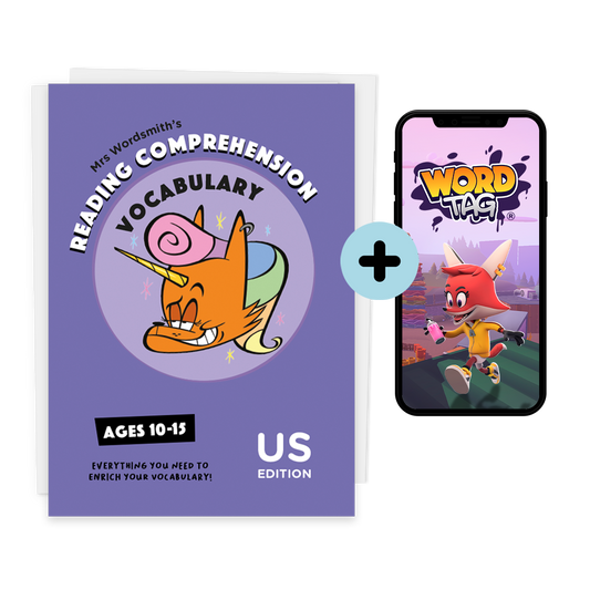 Reading Comprehension Vocabulary + 3 months free of Word Tag ® Video Game