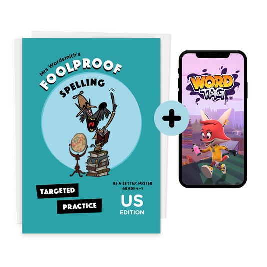 Foolproof Spelling Practice Grade 4-5 US Edition + Word Tag app