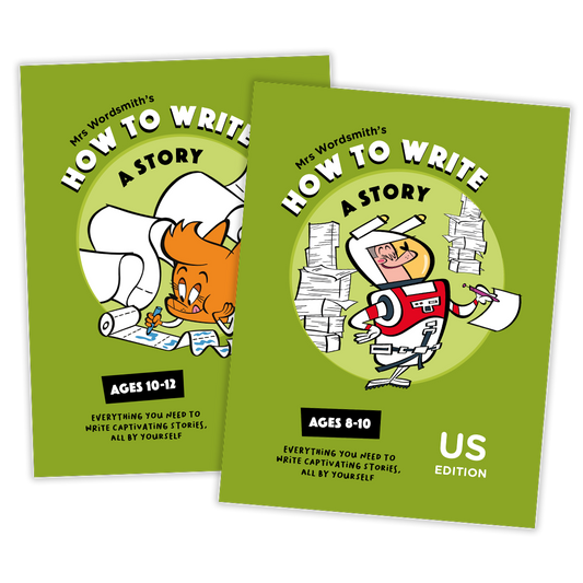 Mrs. Wordsmith's How to Write a Story Collection Cover (US Edition)